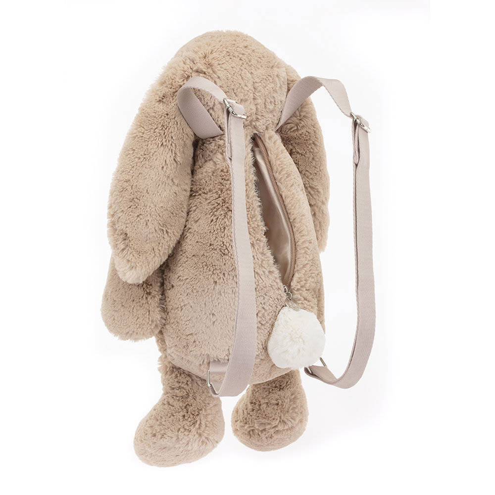 Bashful Beige Bunny Backpack - Image 3