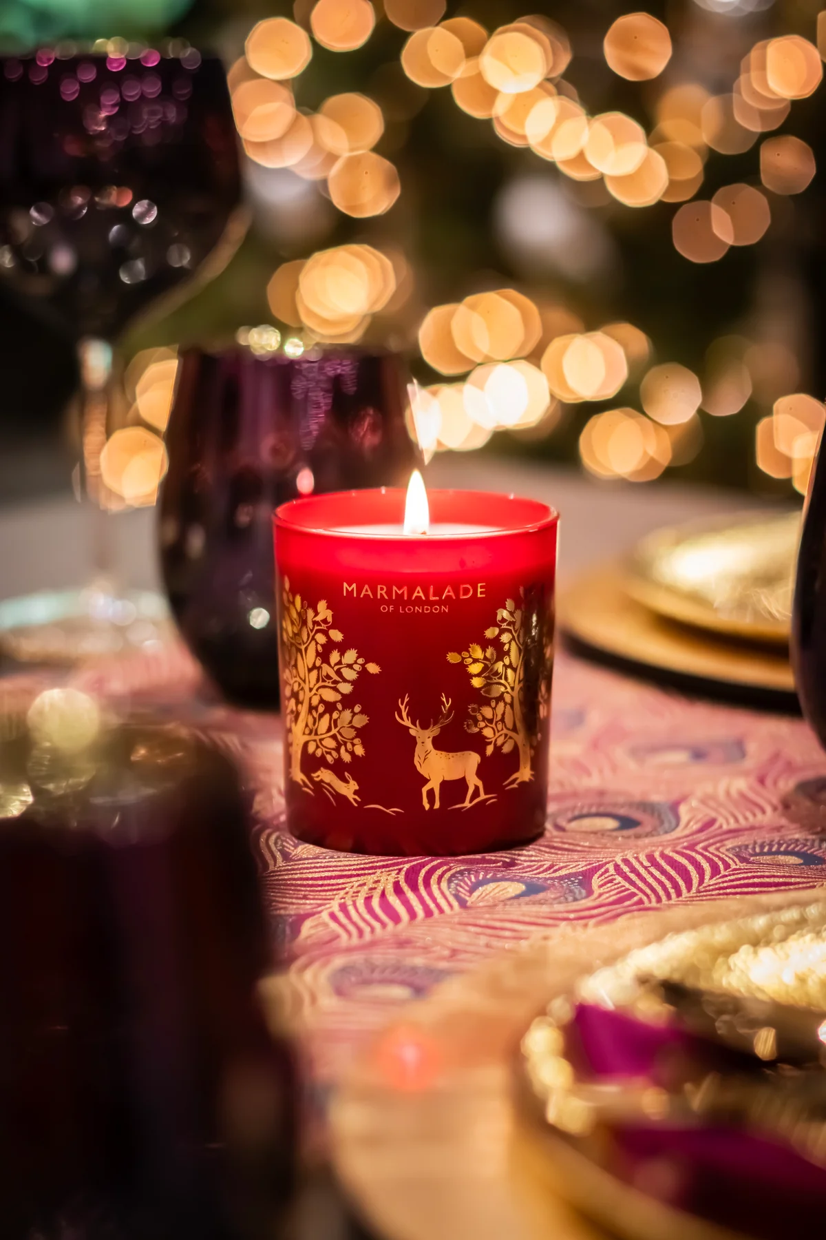 Large Glass Candle - Precious Spice - Image 2