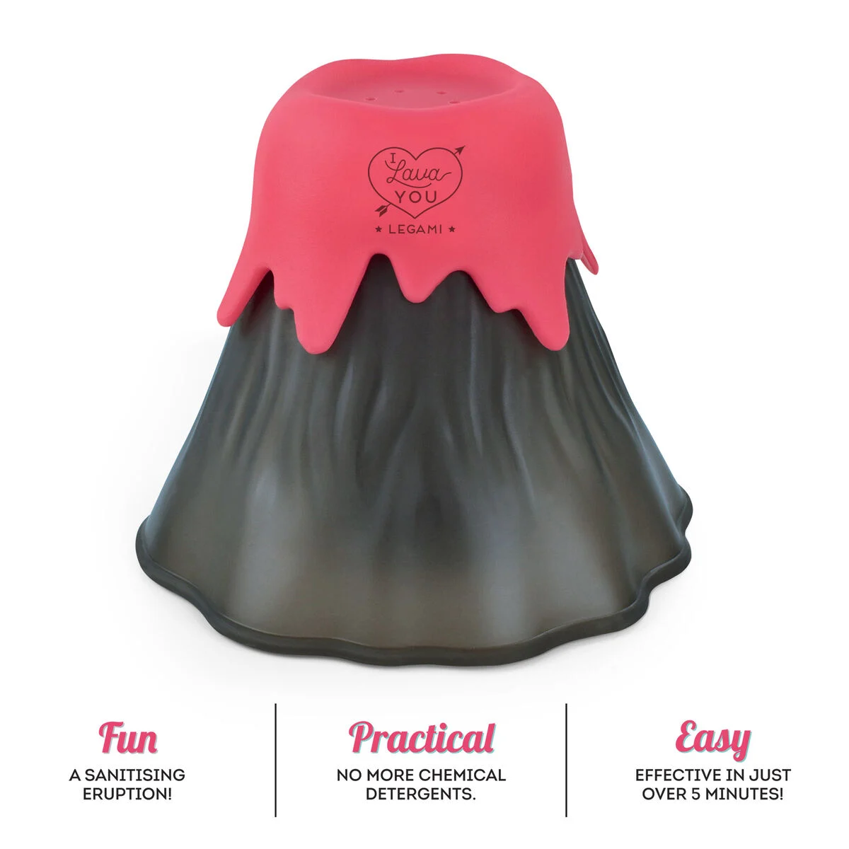 Volcano Microwave Cleaner