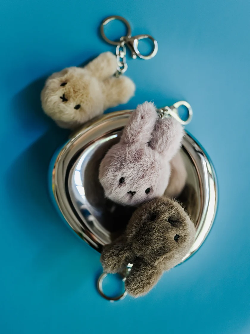 Miffy Fuzzy ECO Keyring - Lilac - Image 4