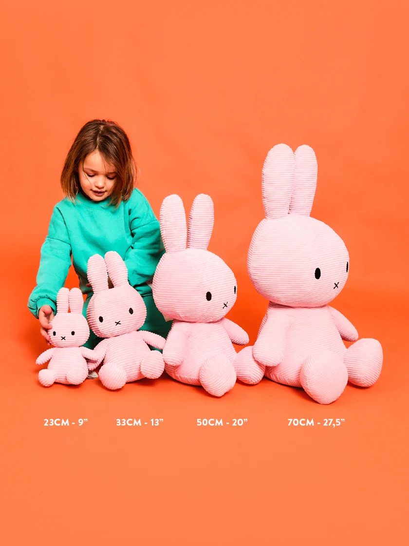 Miffy Corduroy Pink 23cm - Image 5