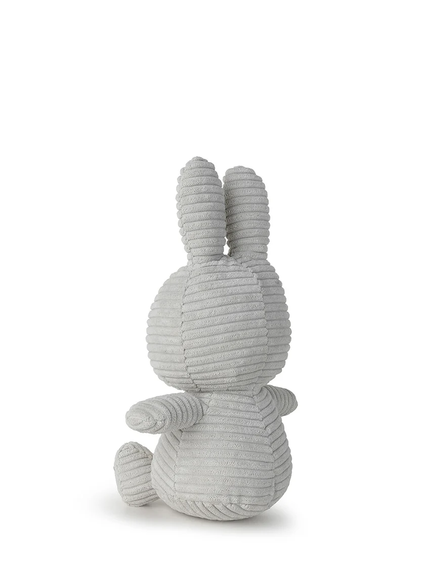 Miffy Corduroy ECO Soft Grey 23cm - Image 2