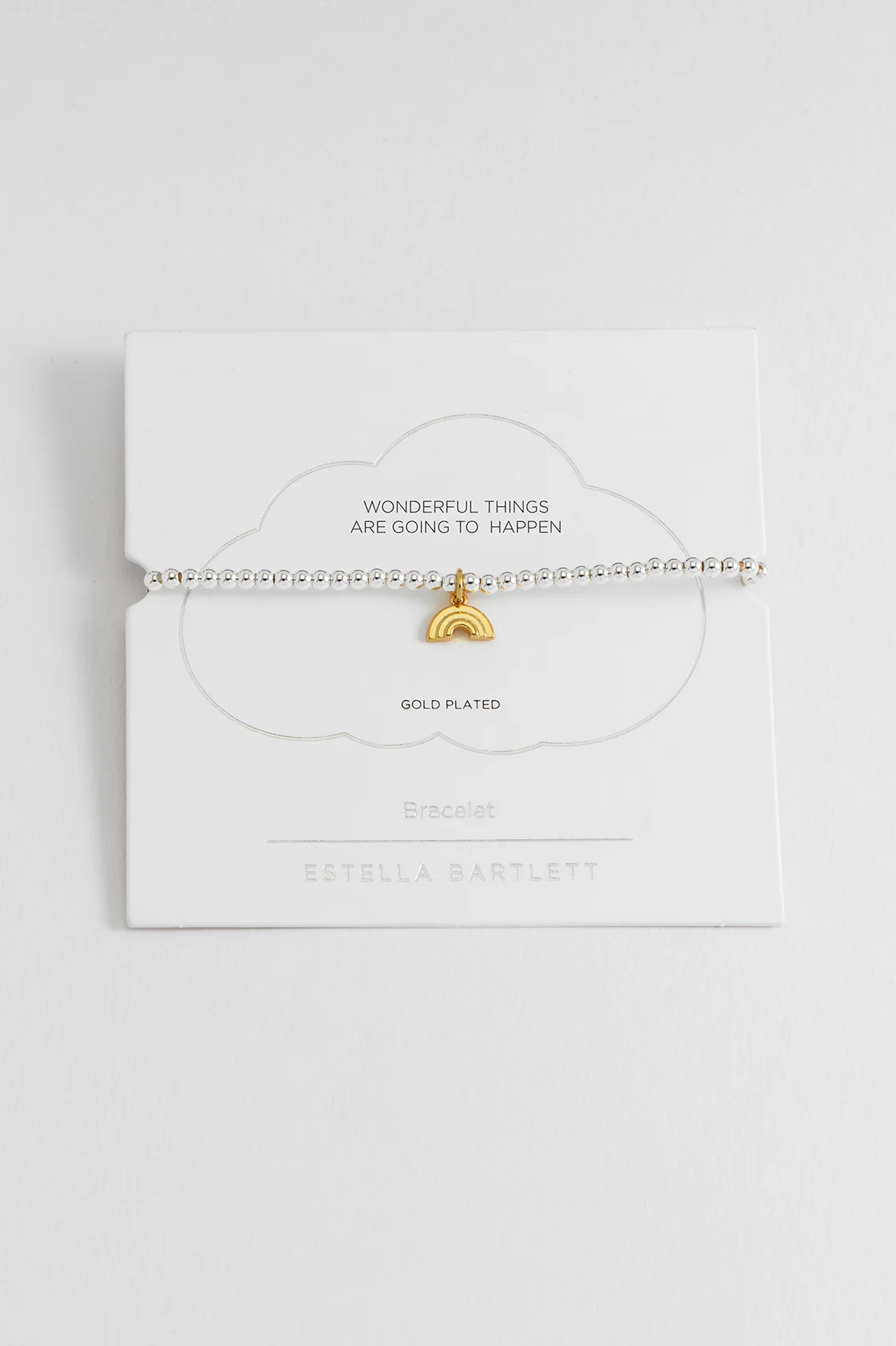 Gold Rainbow Charm Bracelet