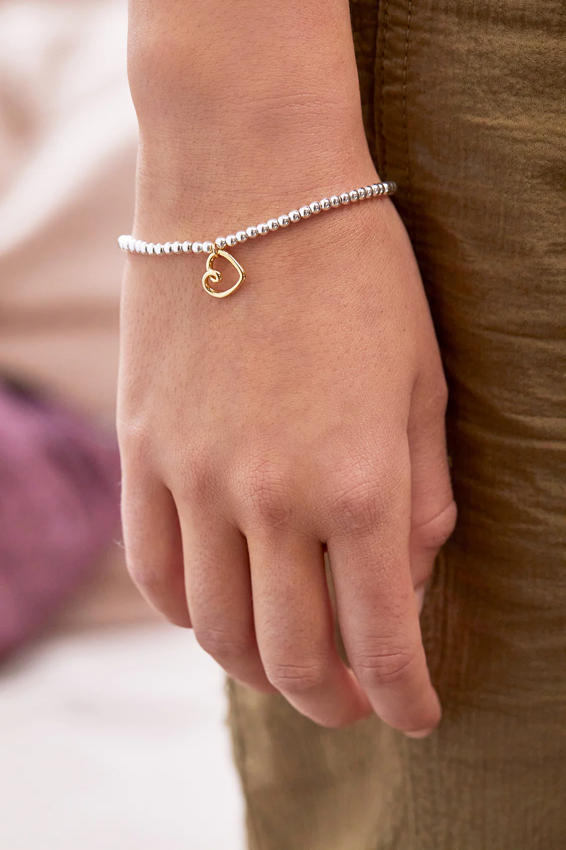 Wonderful Sister Doodle Heart Bracelet - Image 2