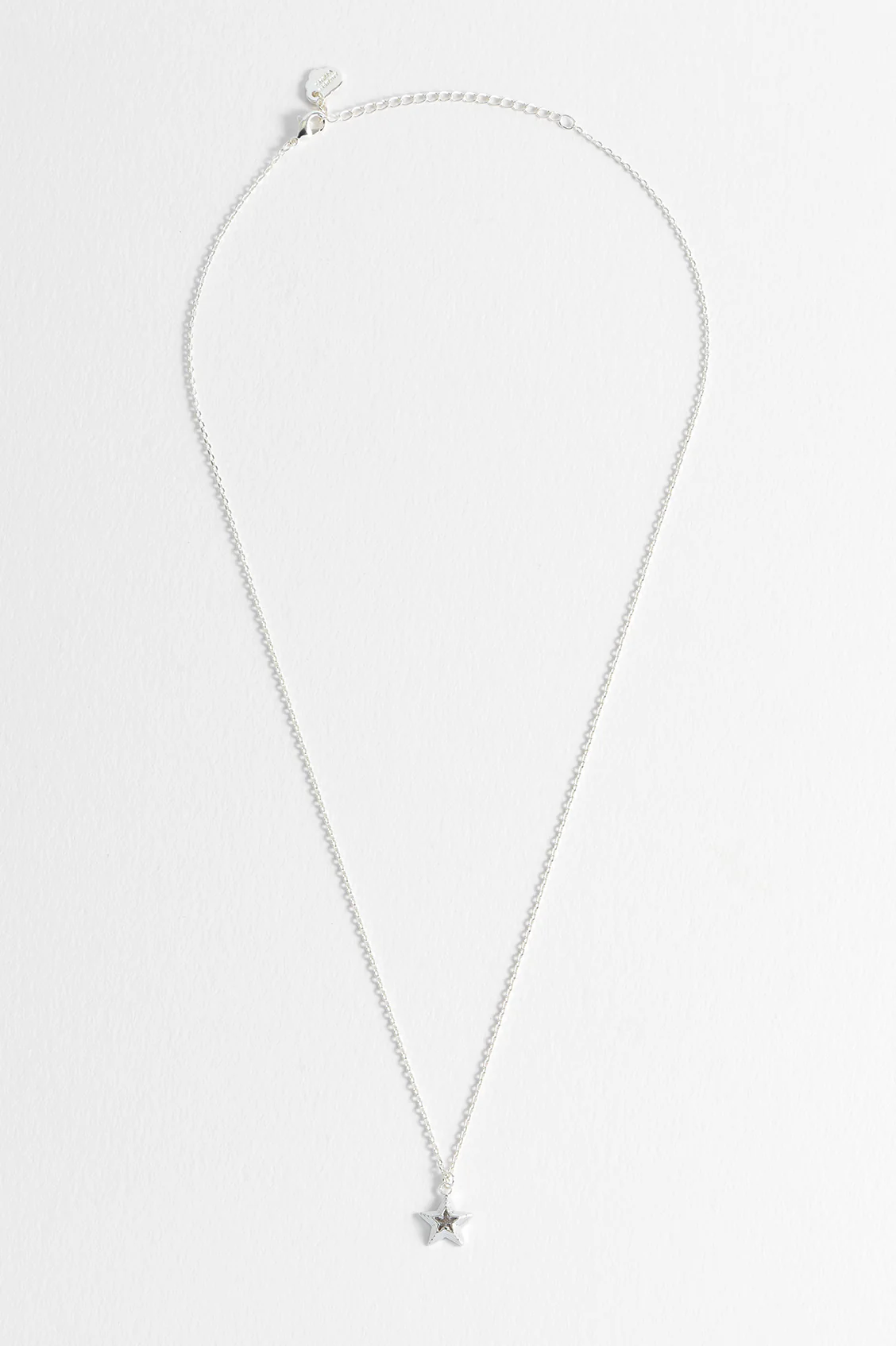 Silver Blue Star Necklace - Image 2