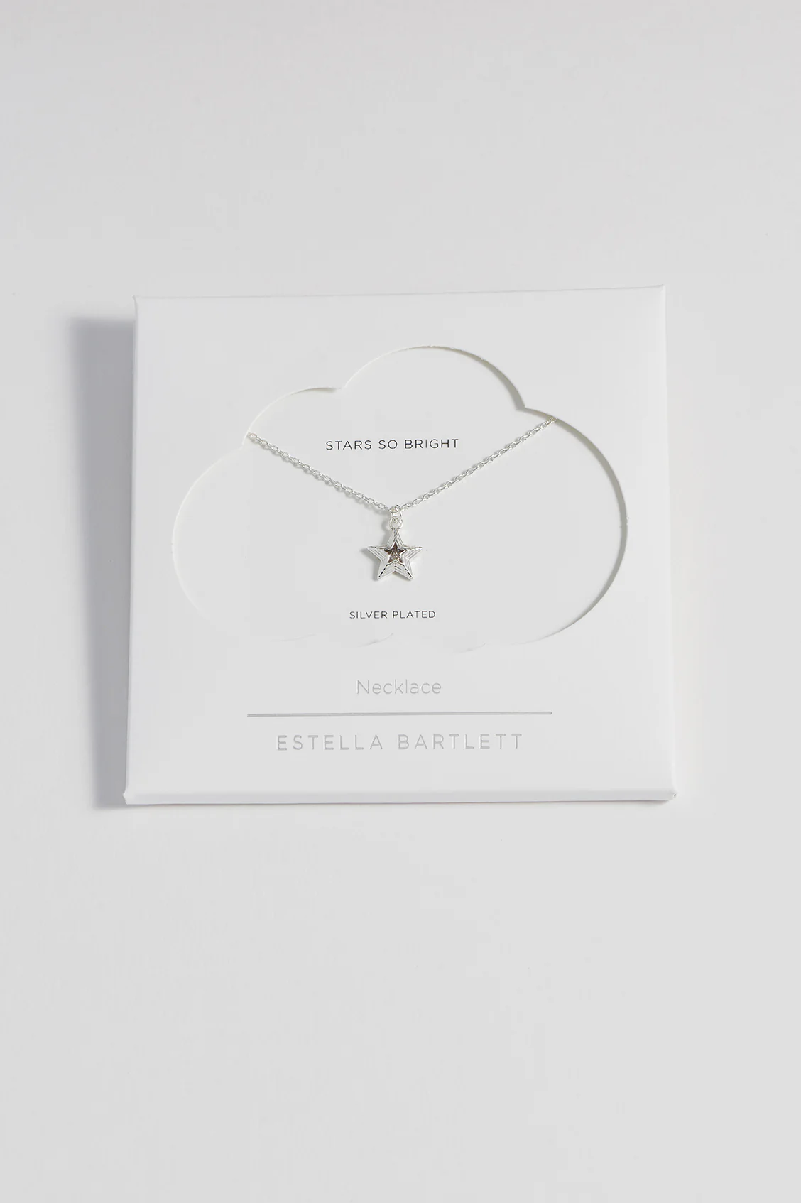 Silver Blue Star Necklace