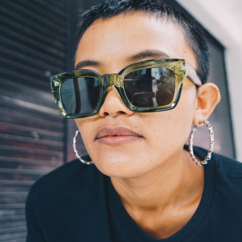 Anna - Green - Sunglasses - Image 3