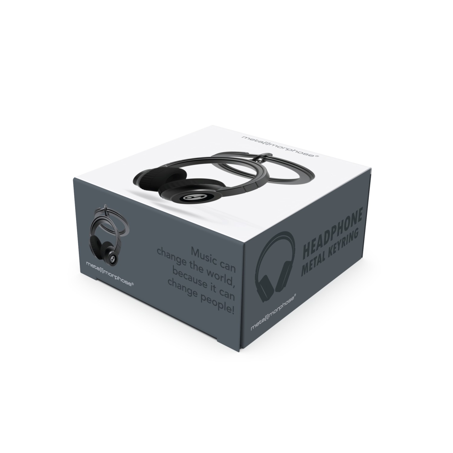 Black Headphones Keyring - Image 5