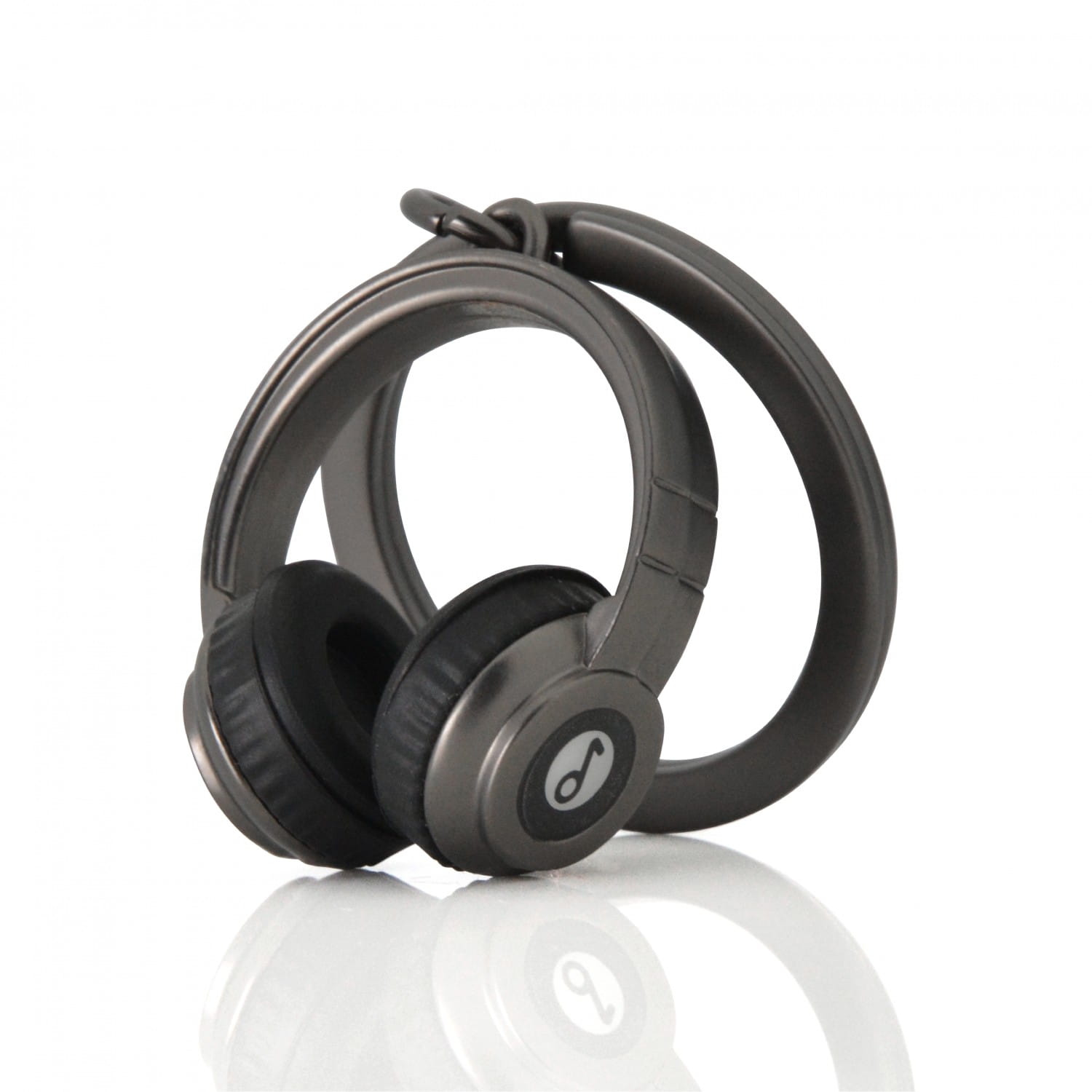 Black Headphones Keyring - Image 2