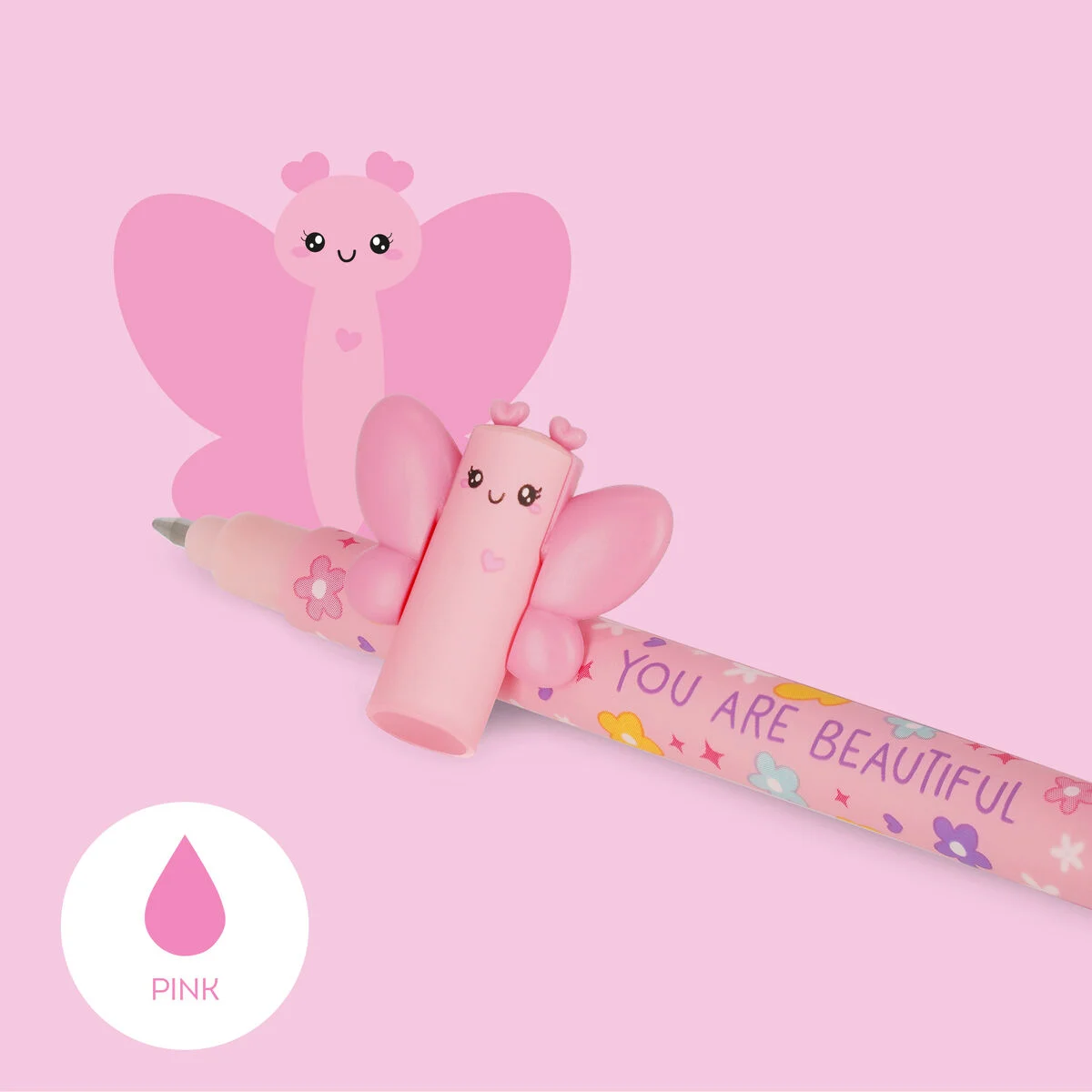 Erasable Gel Pen - Butterfly - Image 2