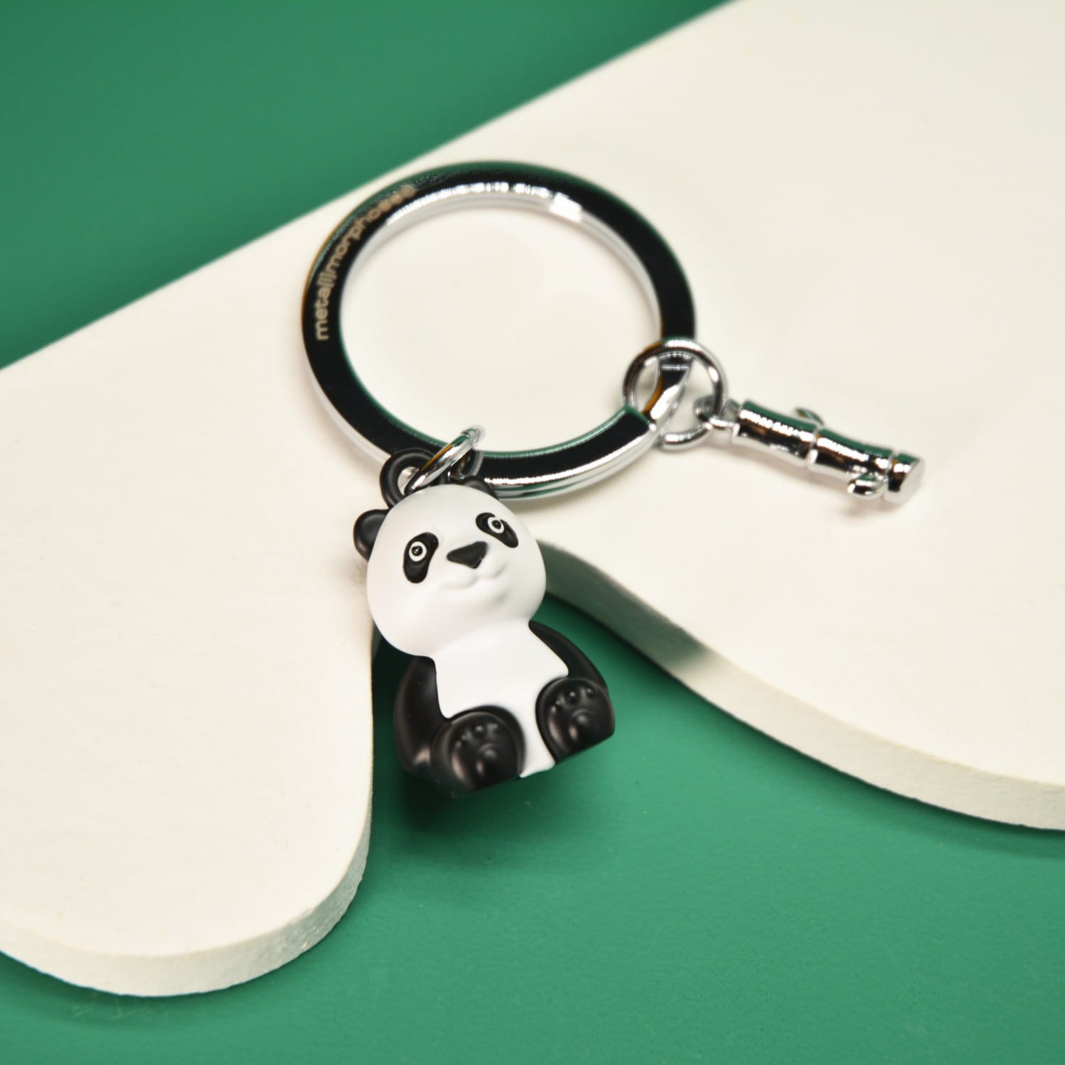 Panda & Bamboo Keyring - Image 3