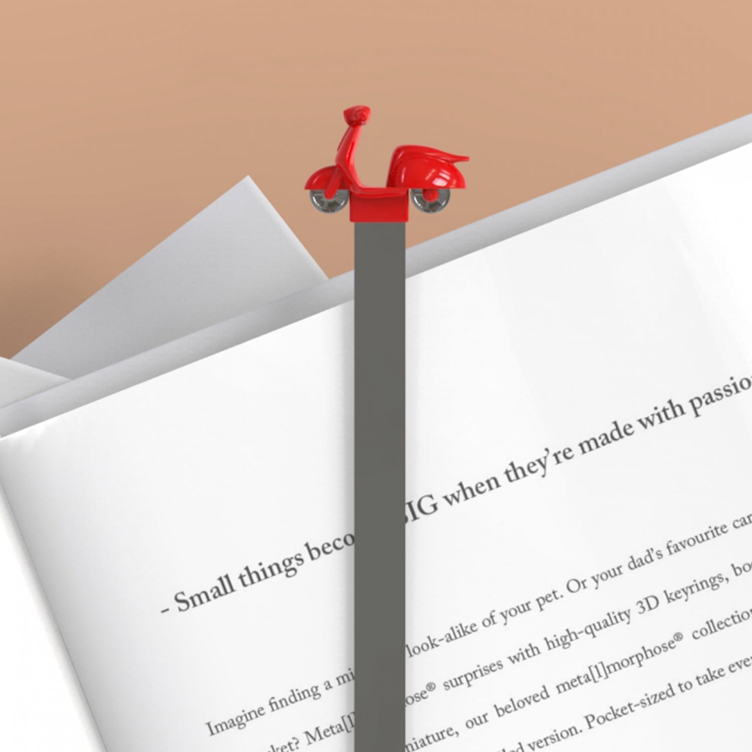 Red Scooter Bookmark - Image 5