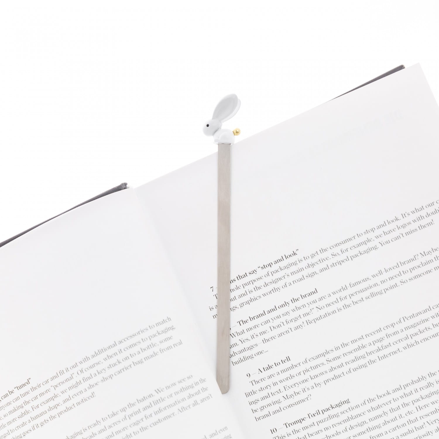White Bunny Bookmark - Image 3
