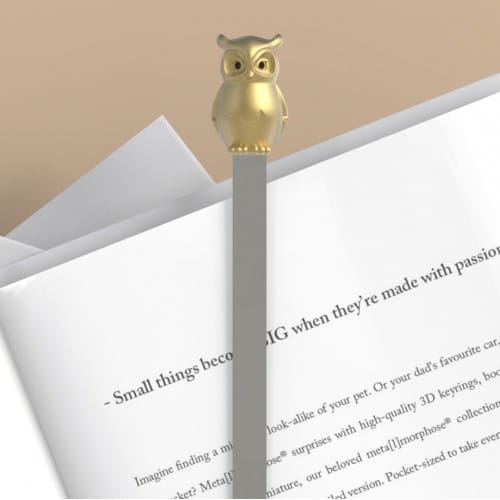 Gold Owl Bookmark - Image 2