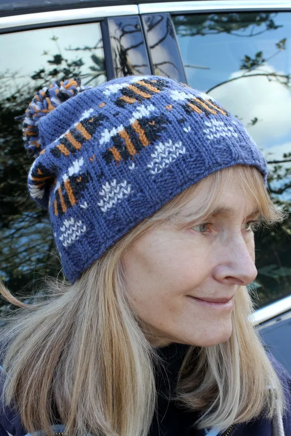 Beehive Bobble Beanie Denim - Image 4