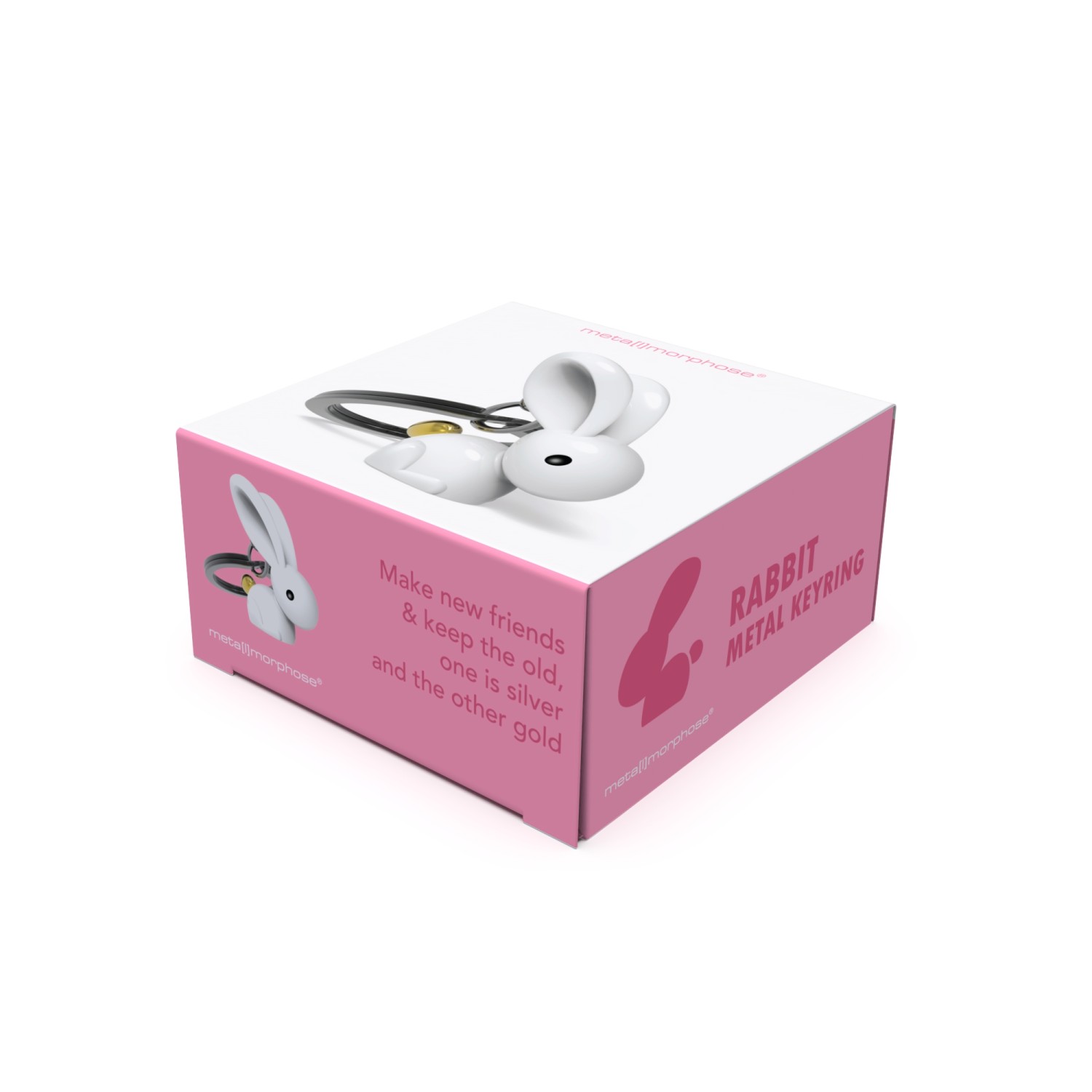 White Bunny Keyring - Image 6