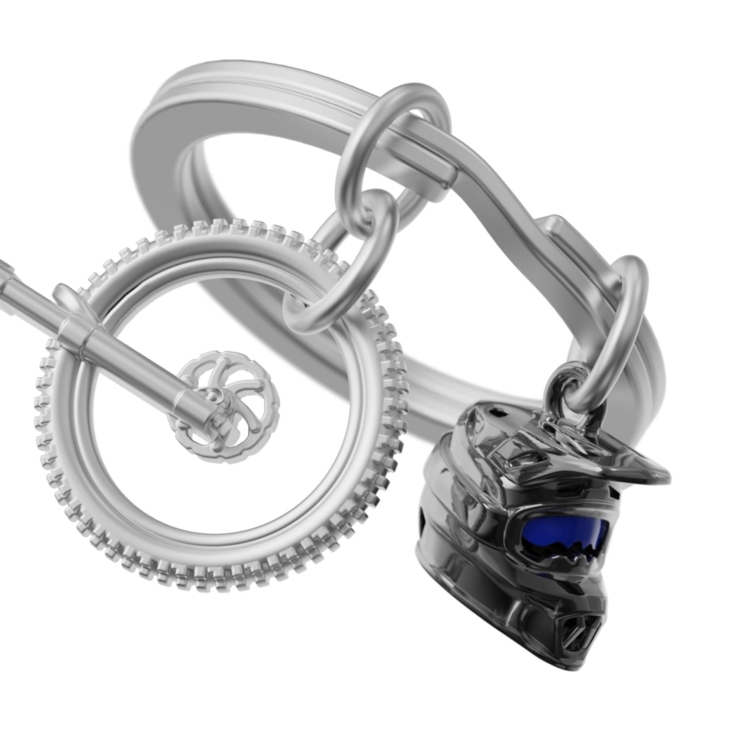 Mountain Bike Keyring - Image 2