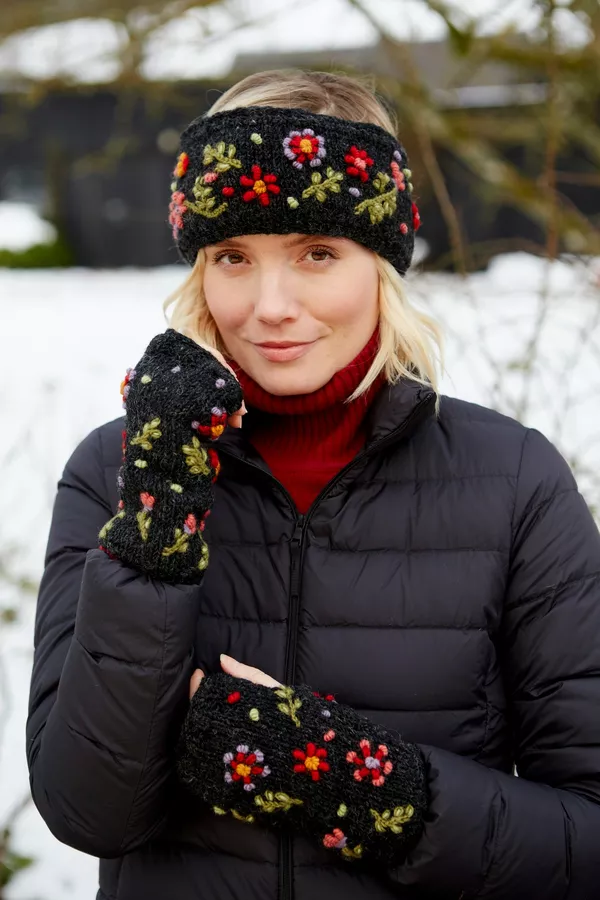 Lugano Headband Charcoal