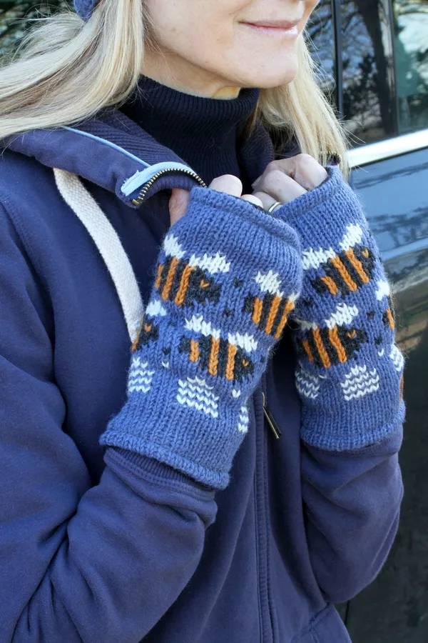 Beehive Handwarmer Denim - Image 3