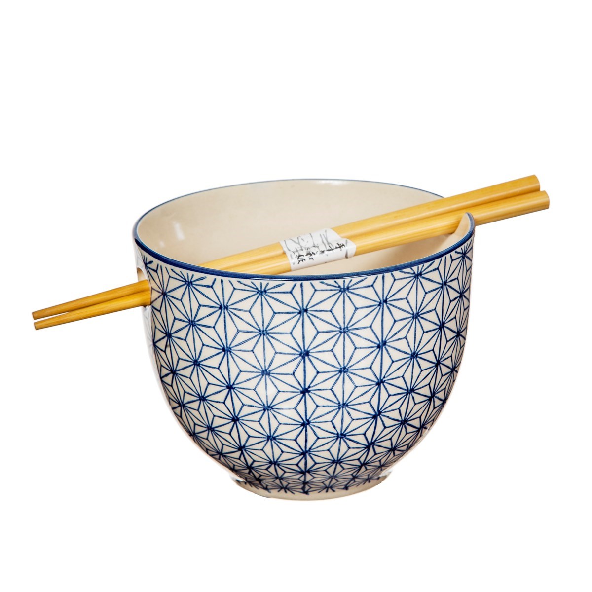 Sashiko Pattern Noodle Bowl