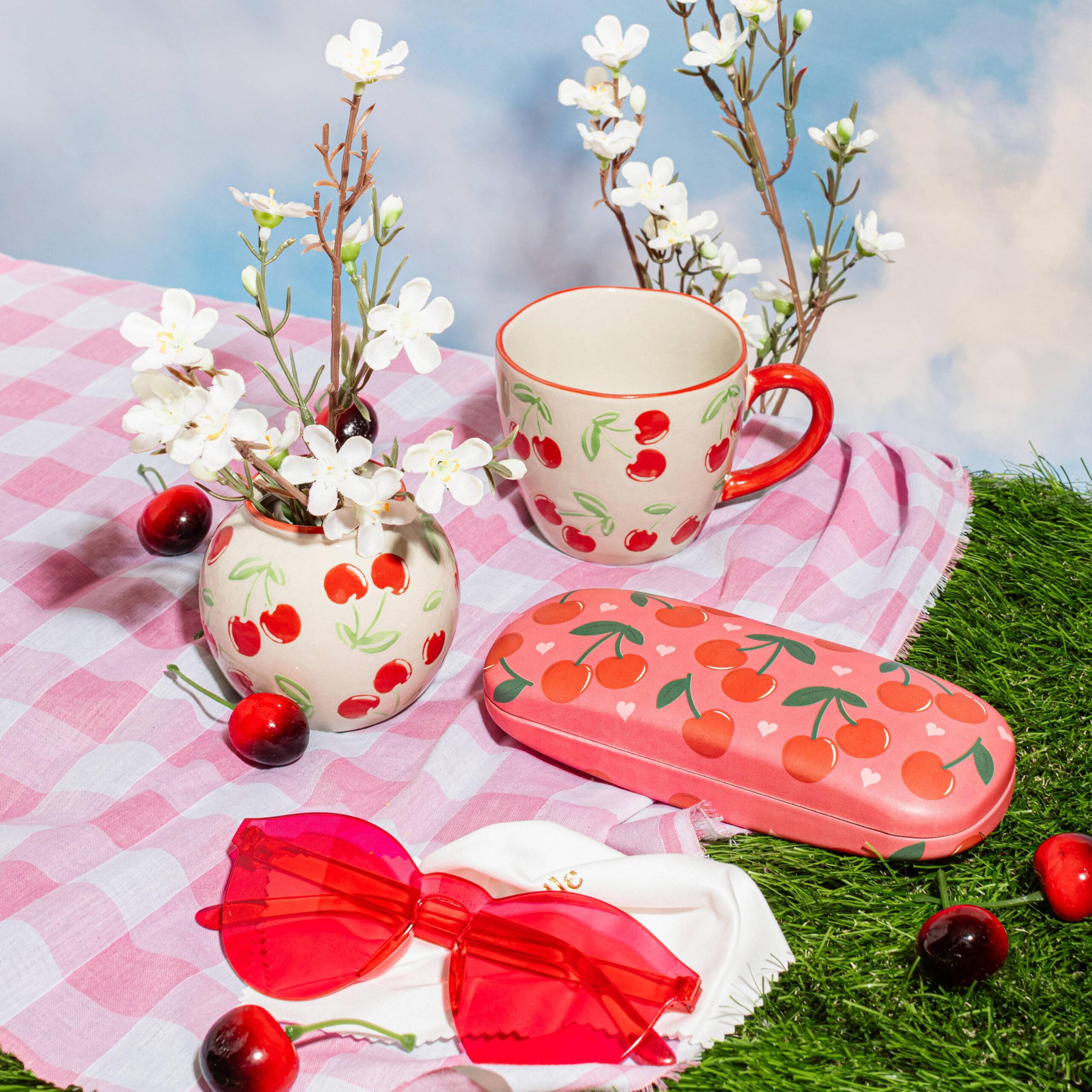 Cherry Glasses Case - Image 3