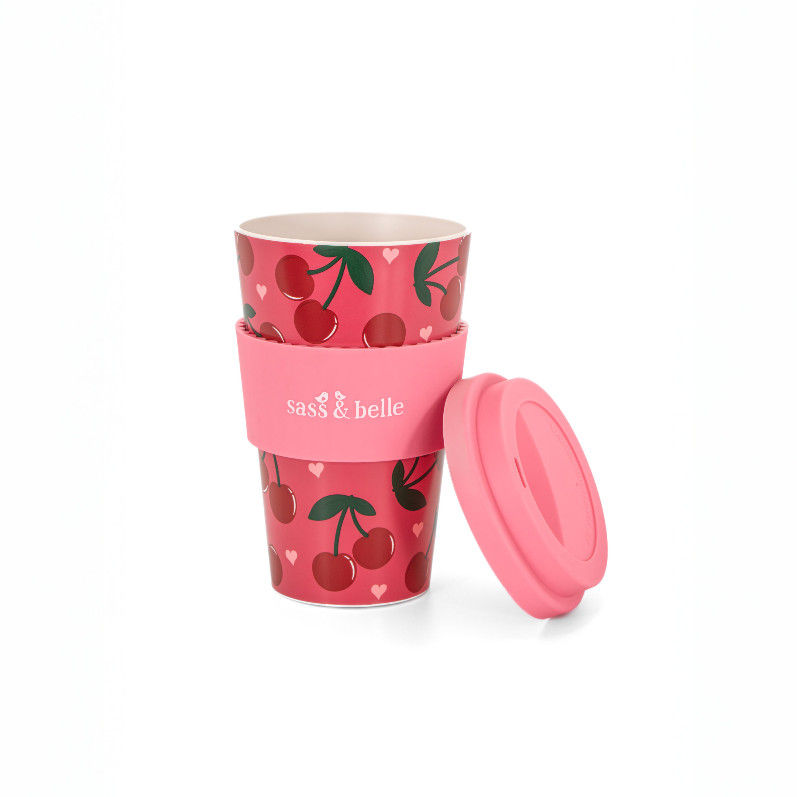 Cherry Travel Coffee Cup - Image 2