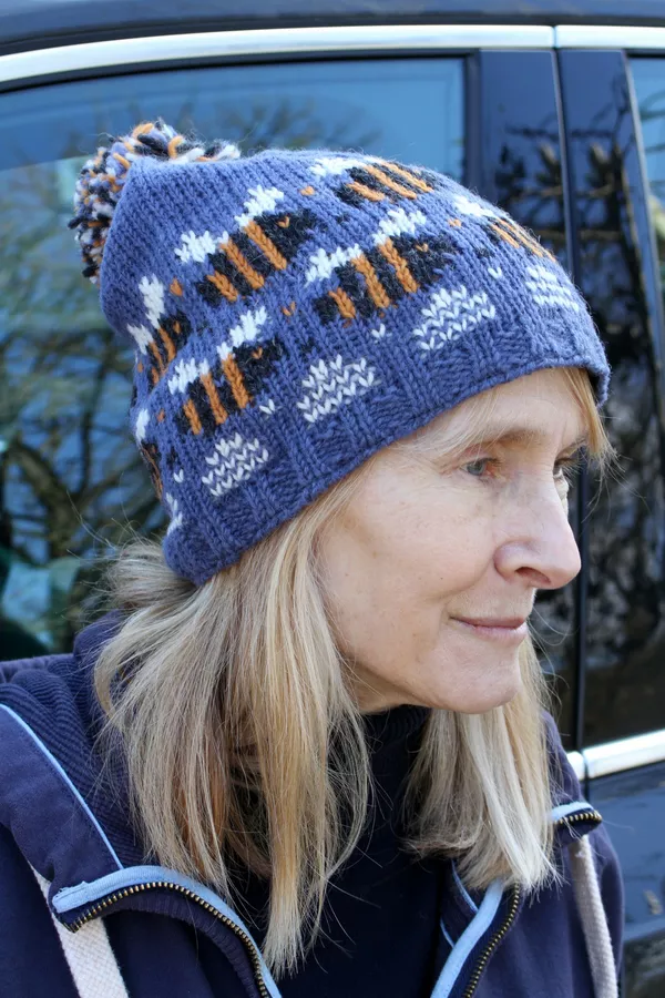 Beehive Bobble Beanie Denim - Image 6