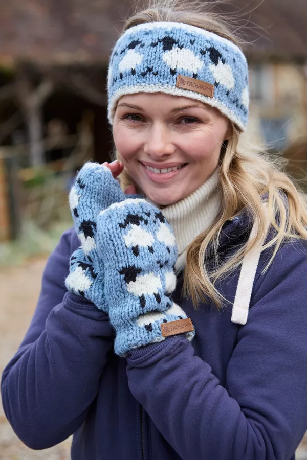 Merino Sheep Headband Blue - Image 5