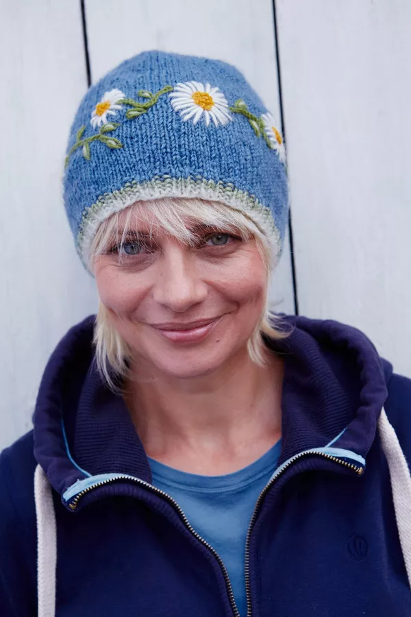 Daisy Chain Beanie Jacaranda - Image 5